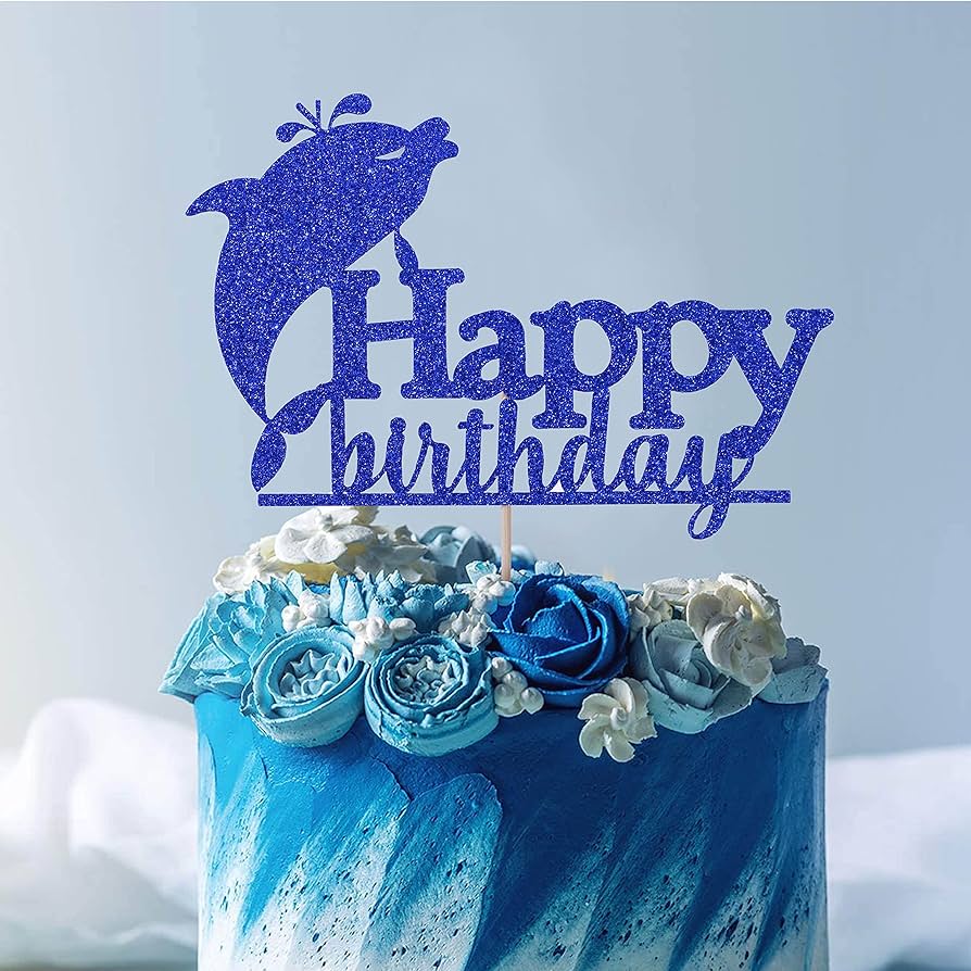 Amazon.co.jp: YESSWL Happy Birthday イルカトッパー : Home